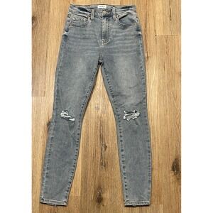 Pistola Denim‎ High Rise Distressed Skinny Jeans Light Wash Size 27